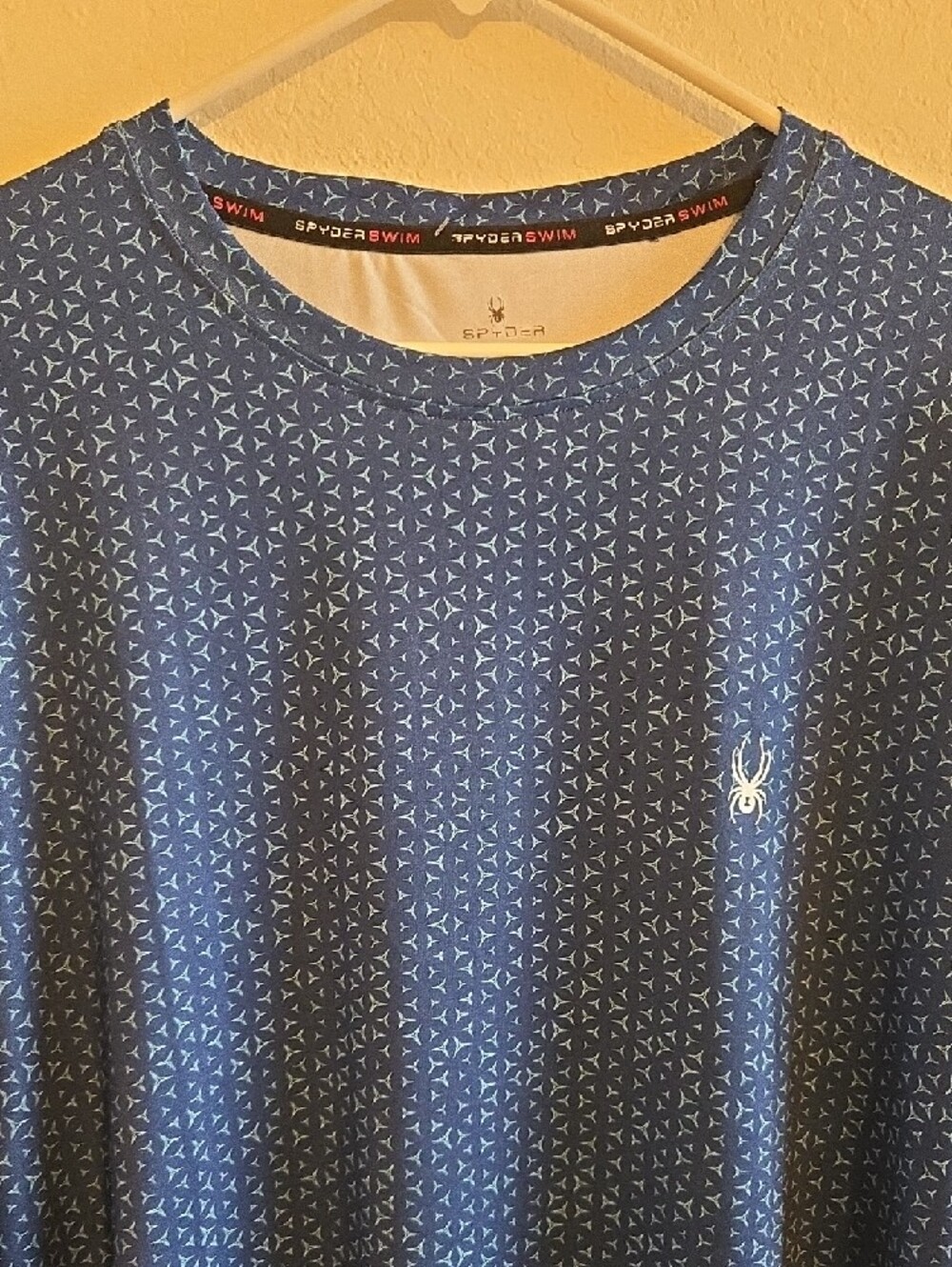 Spyder Men’s Navy Performance Tee with Subtle Pattern - XL - Picture 4 of 16